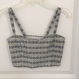 Geometric Crop Top